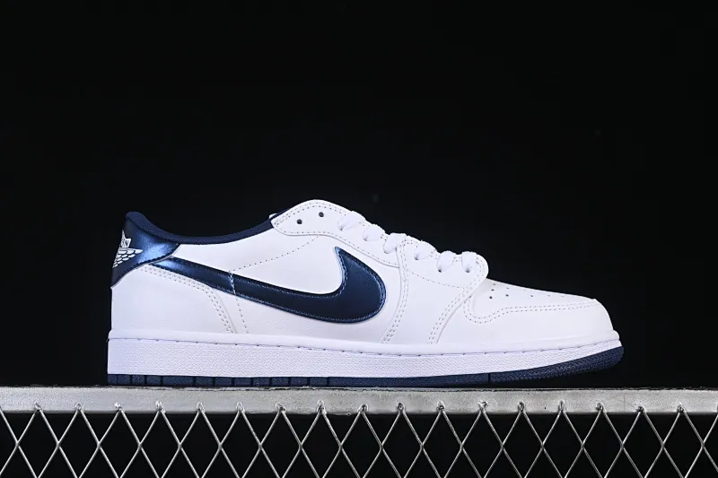 All categories Air Jordan Jordan series basketball shoes Air Jordan 1 Low Air Jordan 1 Low "85 Metallic Blue" AJ1 Joe 1 Metallic White Blue FB9933-141